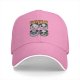 Black Baseball Cap With KISS Style Panda Band Graphic