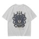 Olive Green Beholder Lawful Evil Graphic T-Shirt