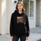 Black hoodie with Thor and Hulk comic book style graphic