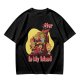 Olive T-Shirt With One Piece Anime Crew 'In My Island' Print