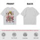 One Piece Luffy Ramen Peace Sign Anime Graphic T-Shirt