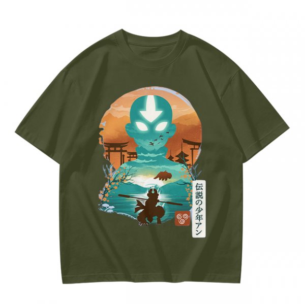 Avatar Aang State of Illustration Tee for Anime Fans