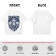 Olive T-shirt with Straw Hat Pirates Wanted Pirate Emblem Print