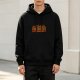 Black hoodie with 'I was told there would be a handbasket' flame graphic