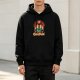 Black hoodie with retro arcade joystick 'I Have Everything Under Control' print