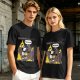 Olive T-Shirt With Steamboat Willie This Is Fine Burning Ship Art