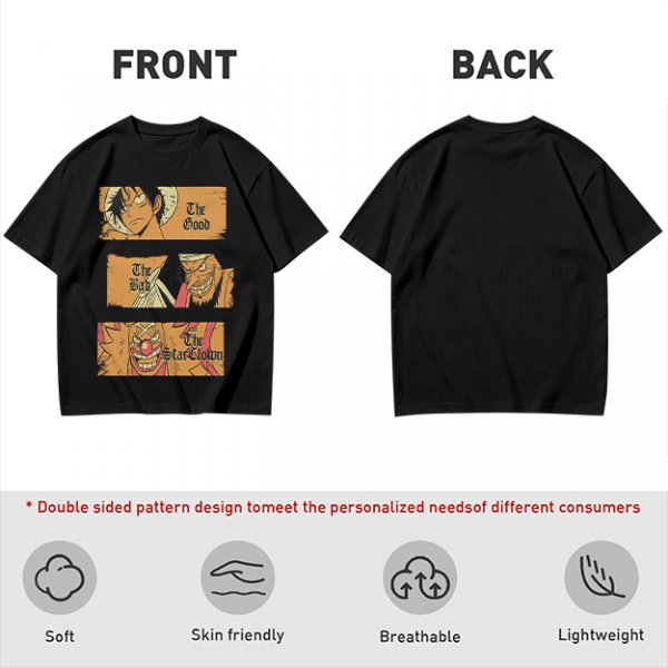 One Piece The Good The Bad The Star Clown Graphic T-Shirt