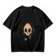Olive T-shirt with Cute Grim Reaper Skull Graphic
