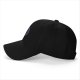 Black Baseball Cap With Nope Seal Of Disapproval Graphic