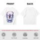 Olive T-Shirt With Moonlit Pirate Ship And Silhouette Figure Print