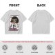 Olive green graphic t-shirt with Powerpuff-style character and 'I Want To Break Free' text