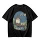Totoro Forest Scene Graphic Tee for Anime Fans