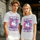 Unicorn Hunter Graphic Tee with Sword and Sparkle Design