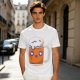 Olive T-Shirt With Cute Kawaii Beer Mug Graphic