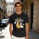 Olive t-shirt with sweet dreams cheese moon and mouse graphic