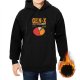 Gen X Emotional Chart Hoodie with Retro Pie Graph Design