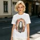 Spirited Away No-Face Graphic Tee with Cherry Blossoms and Lanterns