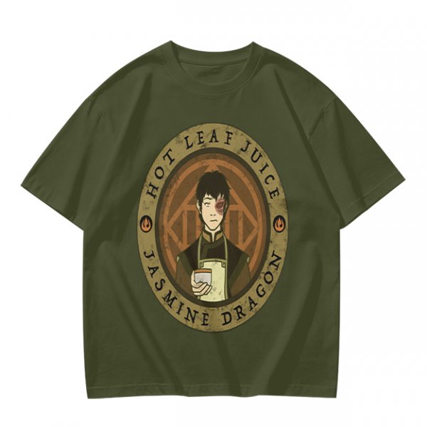 Avatar The Last Airbender Zuko Hot Leaf Juice Jasmine Dragon T-Shirt