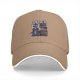 Black baseball cap with Papa's Pit BBQ graphic design