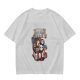 Olive T-Shirt With Horror Movie Character Nuggets Graphic Print