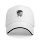 Black baseball cap with warrior woman profile graphic