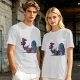 Olive T-Shirt With Dark Souls Knight At Campfire Death Sign Print