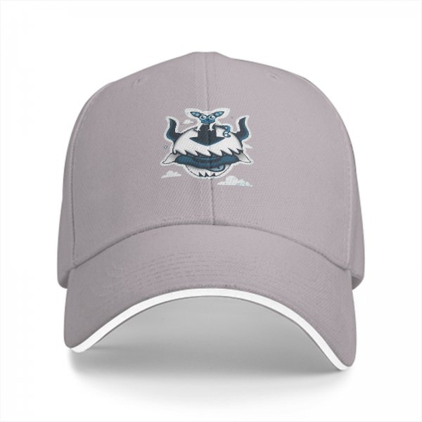 Black Baseball Cap with Appa and Momo Avatar Themed Print