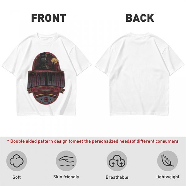 Olive Green T-Shirt with Dark Lord Darth Vader Beer Graphic