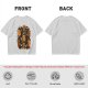 Olive T-Shirt With Cute Gingerbread Animal Christmas Print