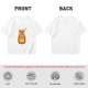 Olive T-Shirt With Cute Pumpkin Creature And Moon Star Print