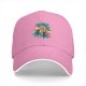 Black Baseball Cap With Colorful Anime Space Character Graphic