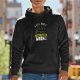 Black hoodie with funny cat graphic and 'I Can Admit When You're Wrong' text