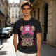 Olive T-Shirt with Tony Tony Chopper Lion Art Print