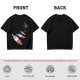 Olive T-Shirt With Melting Red White Blue Popsicle Print