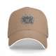 Black Baseball Cap With Lawful Evil Beholder Monster Artwork