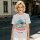 Olive T-shirt with Great Wave Ramen Bowl Graphic Design