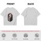 Olive T-Shirt with Vampire Coffee Before Coffin Graphic Print