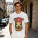 Olive T-shirt with Tony Tony Chopper Graphic Print