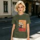 Olive Green T-Shirt with King from The Owl House Titan Noir Print