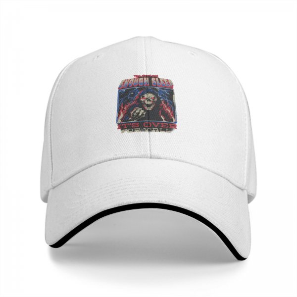 Black baseball cap with grim reaper graphic and enough sleep text