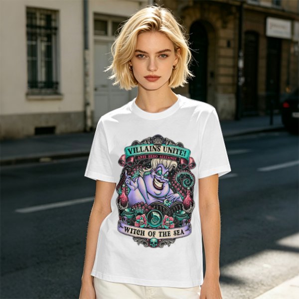Villains Unite Witch of the Sea Ursula Graphic T-Shirt