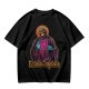Olive t-shirt with skeleton religious graphic and Ecclesia Grayskullis text