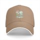 Black Baseball Cap with Anime Pirate Ship Graphic Print