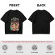 Olive graphic t-shirt with 'All My Plants Are Dead' dinosaur print