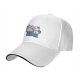 Black baseball cap with cat painting art design