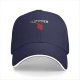 Black baseball cap with 'All of Us Are Red' text and red graphic