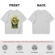 Olive T-Shirt With Playful Green Slime Monster Graphic