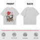 Studio Ghibli Characters Boat Graphic Olive T-Shirt