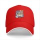 Black Baseball Cap With Ramen Monster Anime Graphic Print