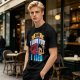 Olive t-shirt with Pinocchio 'Said I Love You But I Lied' print